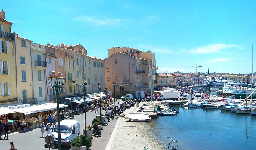 Une petite halte au port de St Tropez